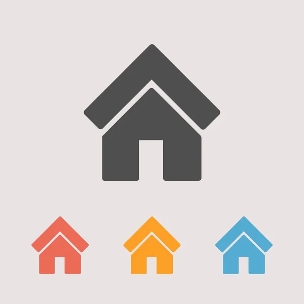 Haus flache Design-Ikonen gesetzt — Stockvektor