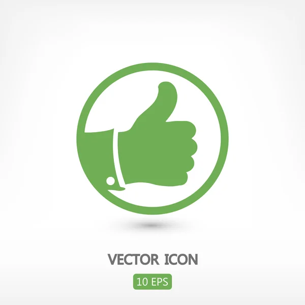 Als gebaar pictogram — Stockvector