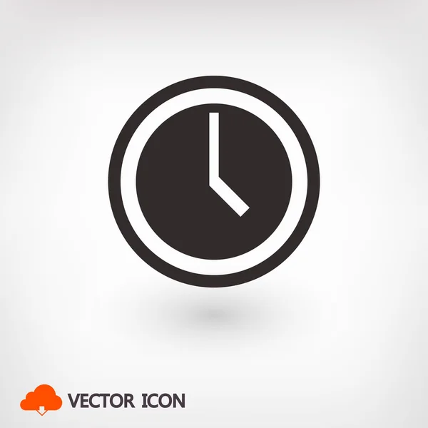 Reloj Icono Ilustración — Vector de stock