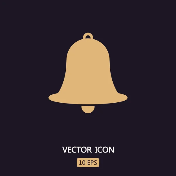 Ilustración del icono Bell — Vector de stock