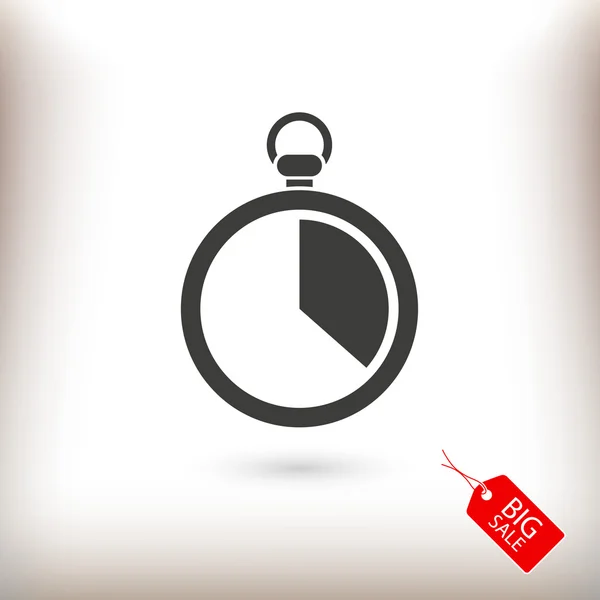 Stopwatch pictogram illustratie — Stockvector