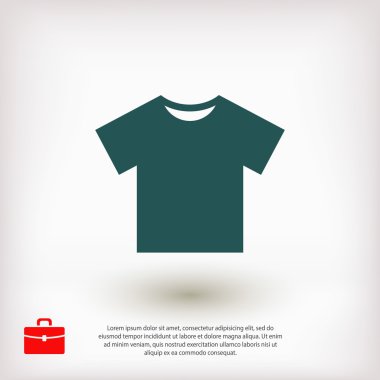 T-shirt simgesi işareti