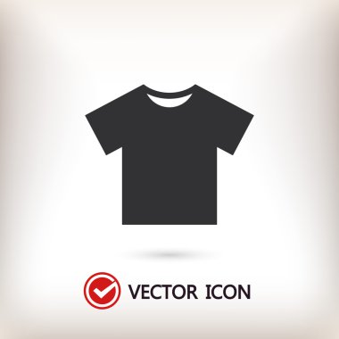 T-shirt simgesi işareti