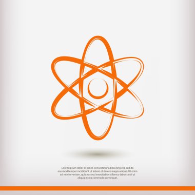 Fizik bilim modeli simgesini