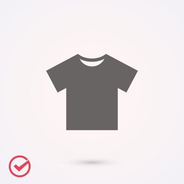 T-shirt simgesi işareti