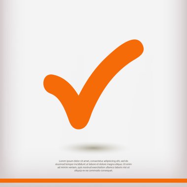 simgesini işaret onaylamak