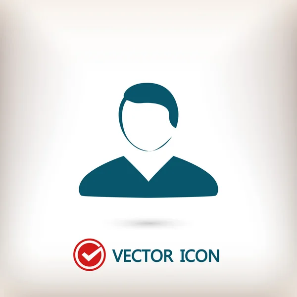 Hombre icono signo — Vector de stock