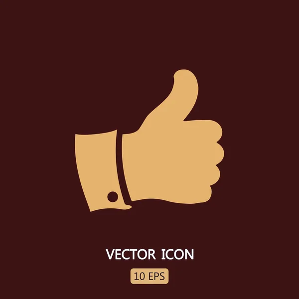 Como icono de gesto — Vector de stock