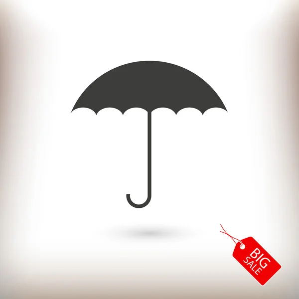 Illustration icône parapluie — Image vectorielle