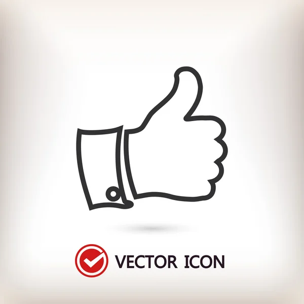 LIKE gesture icon — Stock Vector
