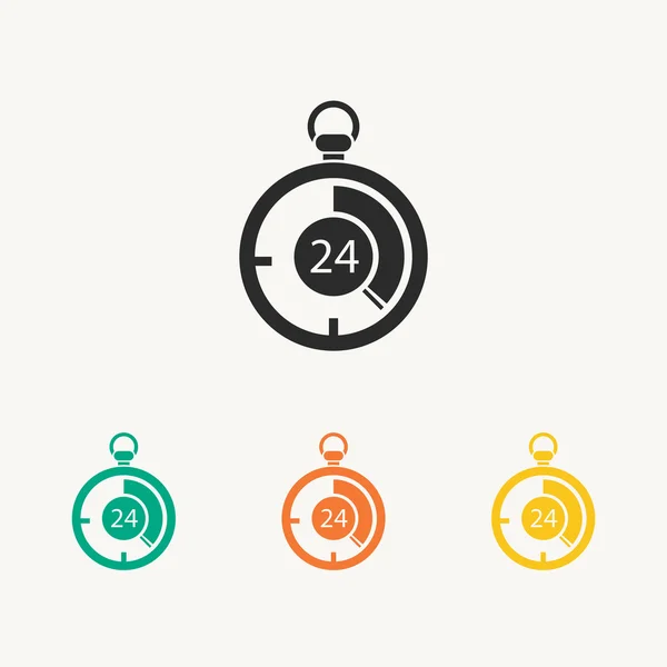 Set di icone del cronometro — Vettoriale Stock