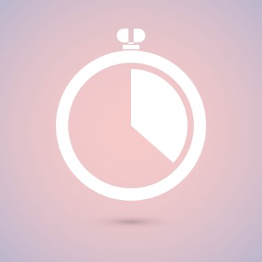 Kronometre simgesi illüstrasyon