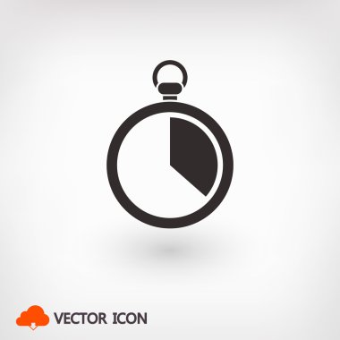 Kronometre simgesi illüstrasyon