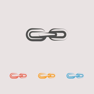 Zincir bağlantı Icons set