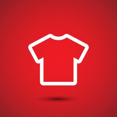 T-shirt simgesi işareti