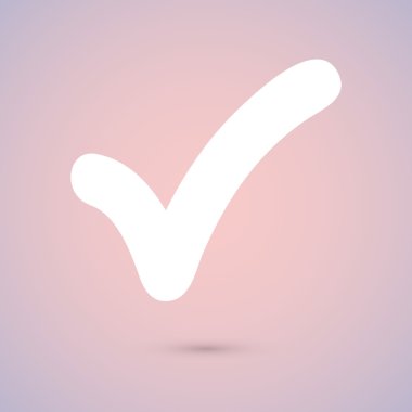 simgesini işaret onaylamak