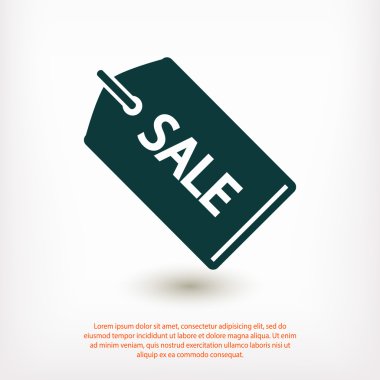 Satılık etiketi simgesi