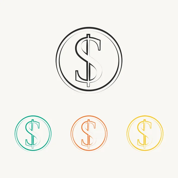 Money sign icon — Stock Vector