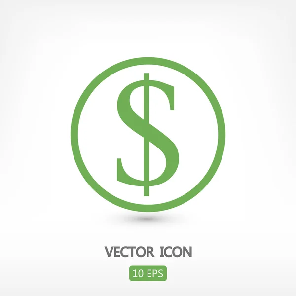 Icono de signo de dinero — Vector de stock