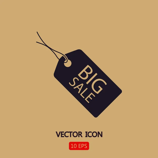 Icono de etiqueta GRAN VENTA — Vector de stock