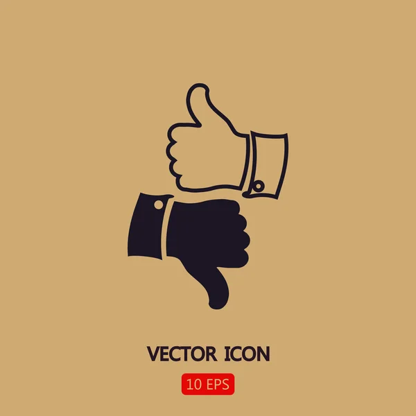 Thumb up icons — Stock Vector