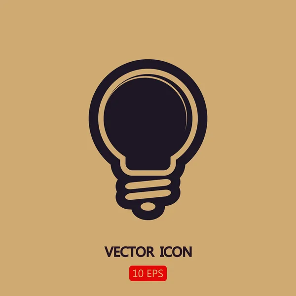 Light bulb icon — Stock Vector