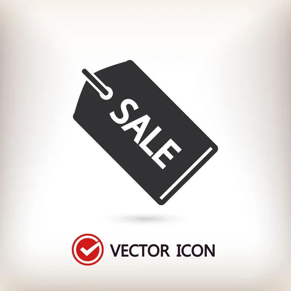 Verkoop labelpictogram — Stockvector