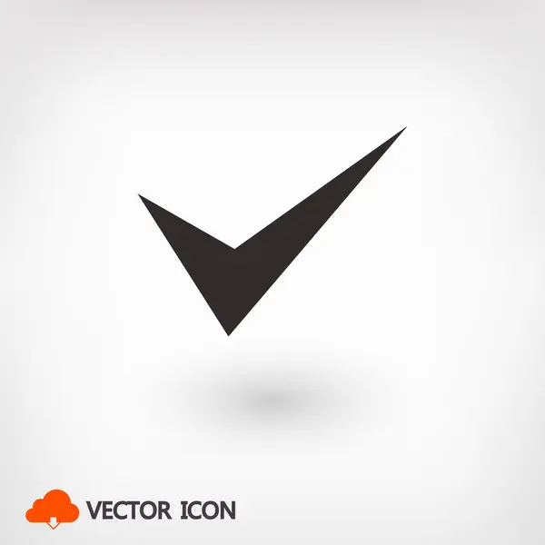 Bekräfta ikonen tecken — Stock vektor