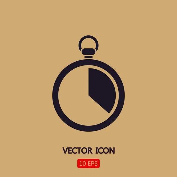 Ilustración del icono del cronómetro — Vector de stock