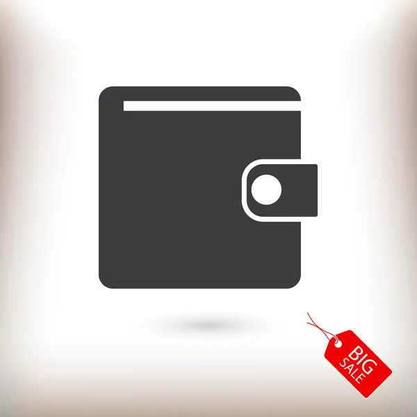 Wallet icon illustration — Stock Vector