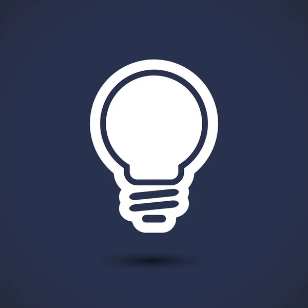 Light bulb icon — Stock Vector