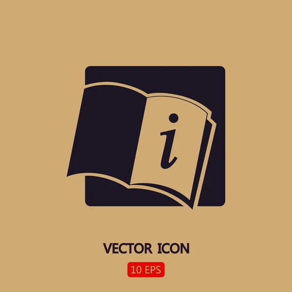 Open book icon — Stock Vector