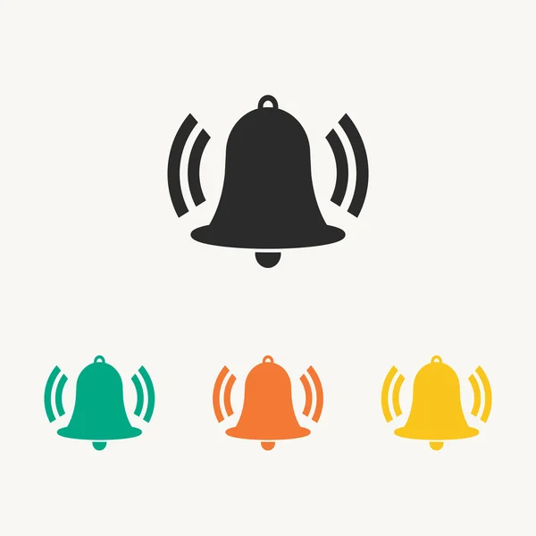 Ilustración de iconos Bell — Vector de stock