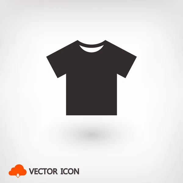 Sinal de ícone de camiseta — Vetor de Stock