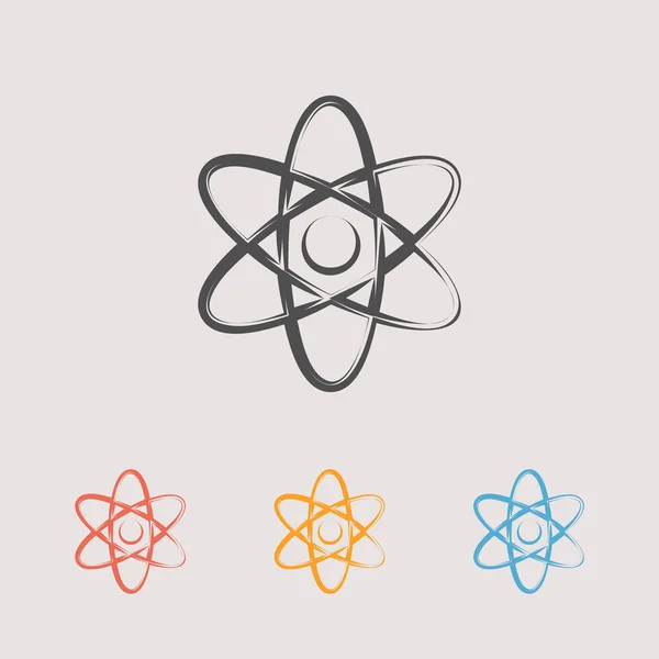 Set di icone del modello di scienza fisica — Vettoriale Stock