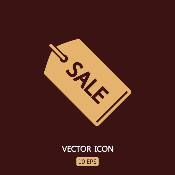 Venta etiqueta icono — Vector de stock