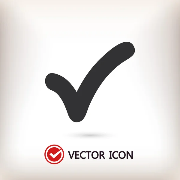 Confirm icon sign — Stock Vector