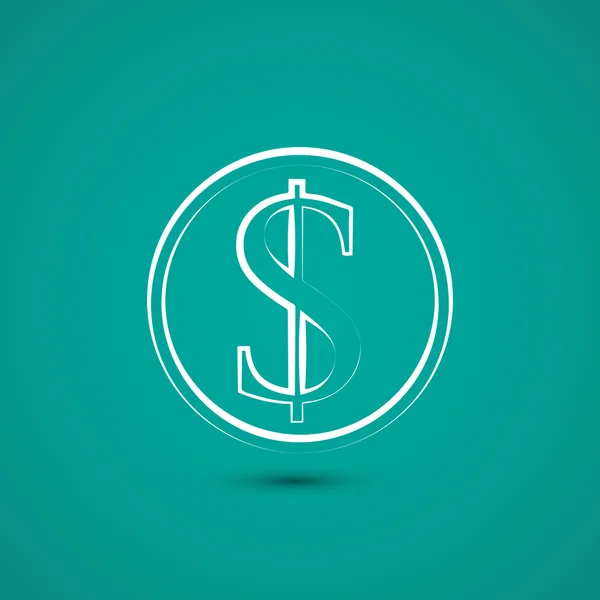 Icono de signo de dinero — Vector de stock