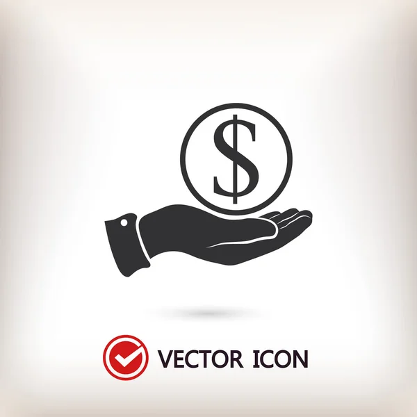 Ahorrar dinero icono — Vector de stock