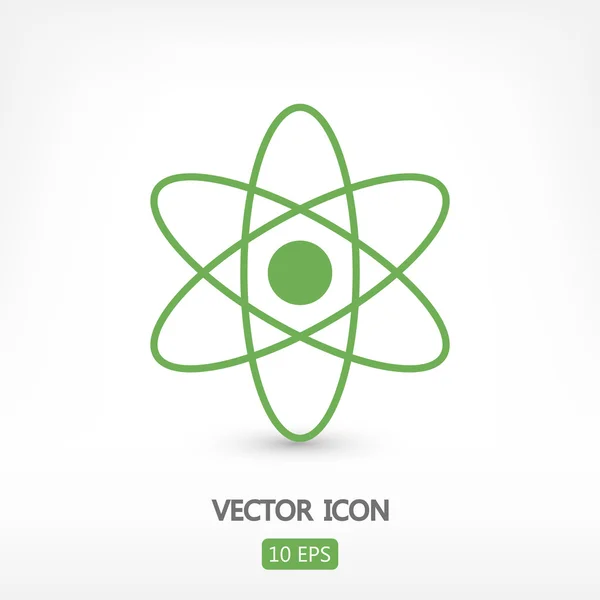 Natuurkunde wetenschap model pictogram — Stockvector