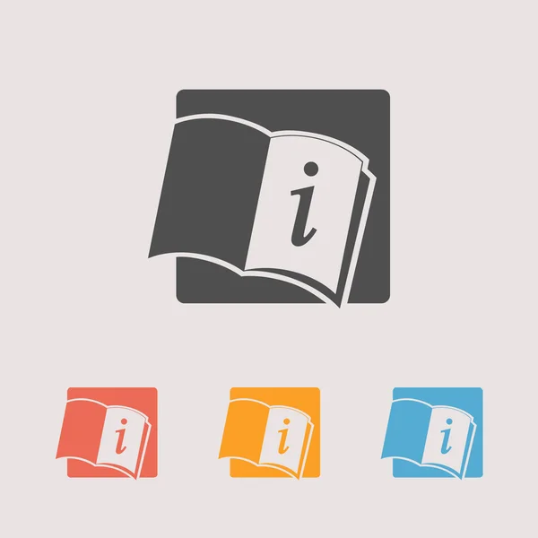 Livre ouvert icônes ensemble — Image vectorielle