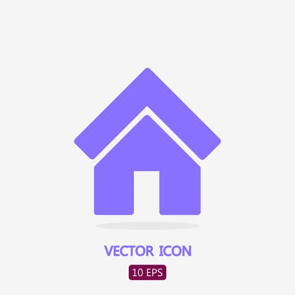 Casa Icono Ilustración — Vector de stock