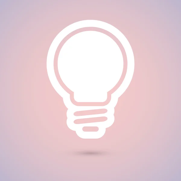 Light bulb icon — Stock Vector