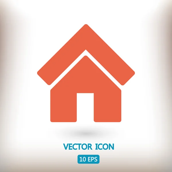 Casa Icono Ilustración — Vector de stock