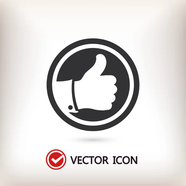 Como icono de gesto — Vector de stock