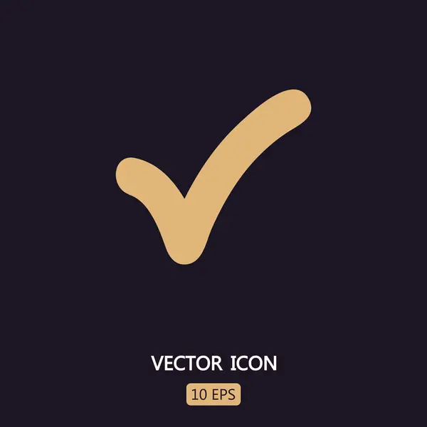 Confirm icon sign — Stock Vector