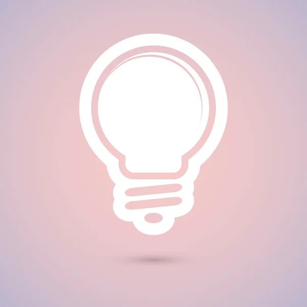 Light bulb icon — Stock Vector