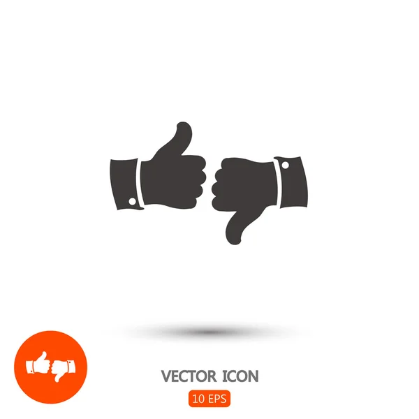 Thumb up icons — Stock Vector