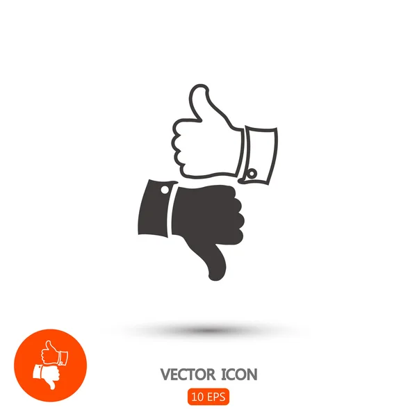 Thumb up icons — Stock Vector