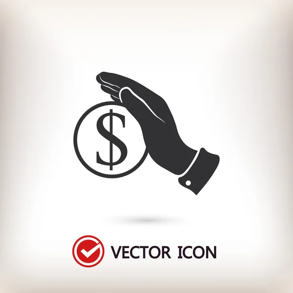 Ahorrar dinero icono — Vector de stock